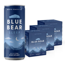 Load image into Gallery viewer, Blue Bear Sleep (White Peach Tea) - Sleep Drink 12 Pack