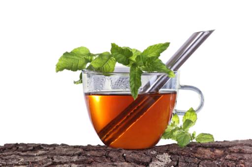 cup of peppermint tea